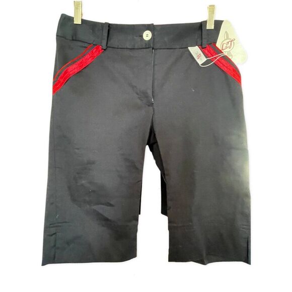 Golf or tennis shirt, women's, classic sleeveless polo, red wht, AS? brand, Sz L - Picture 8 of 15